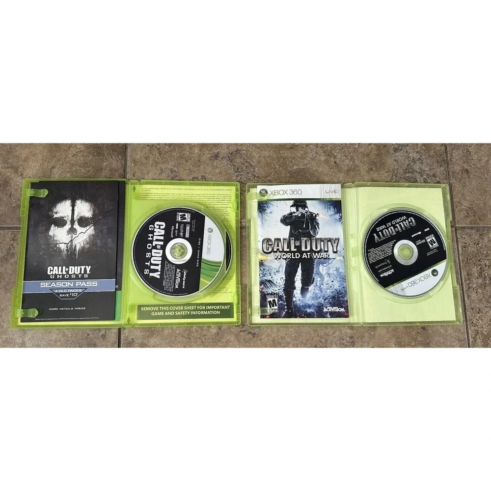 Call of Duty: Ghosts Xbox 360, Call Of Duty World At War 2, Lots